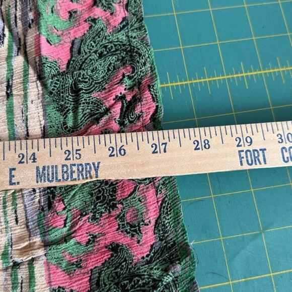 Vintage Concept II Women's Pullover Top Short Sleeves Shoulder Pads Boho sz M - Picture 5 of 5